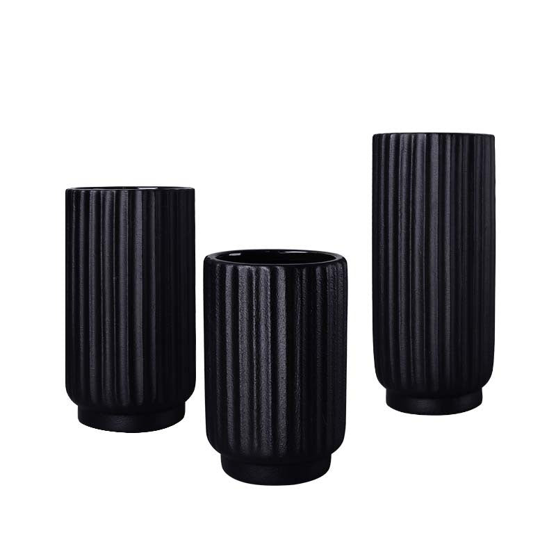 Lining Contemporary Ceramic Vase