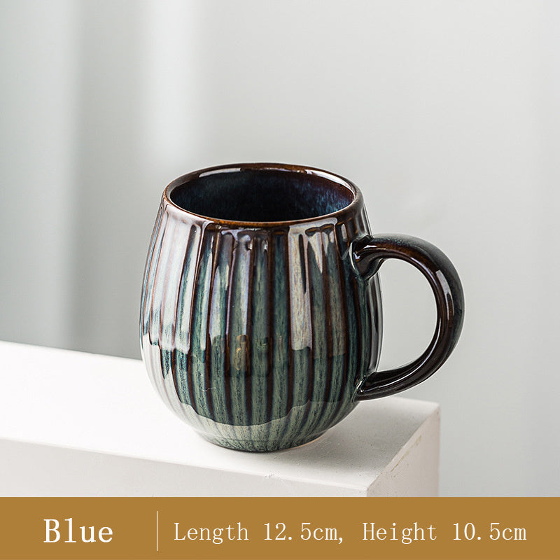 Creative Kiln-glazed Vertical Mug With Handle