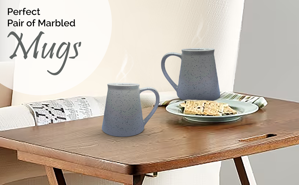 Handgefertigter Keramikbecher (350 ml) mit elegantem Vulkanmuster – spülmaschinenfest, modernes Design, ideal für Kaffee, Tee, Heiß- und Kaltgetränke, 4er-Geschenkset, Weiß