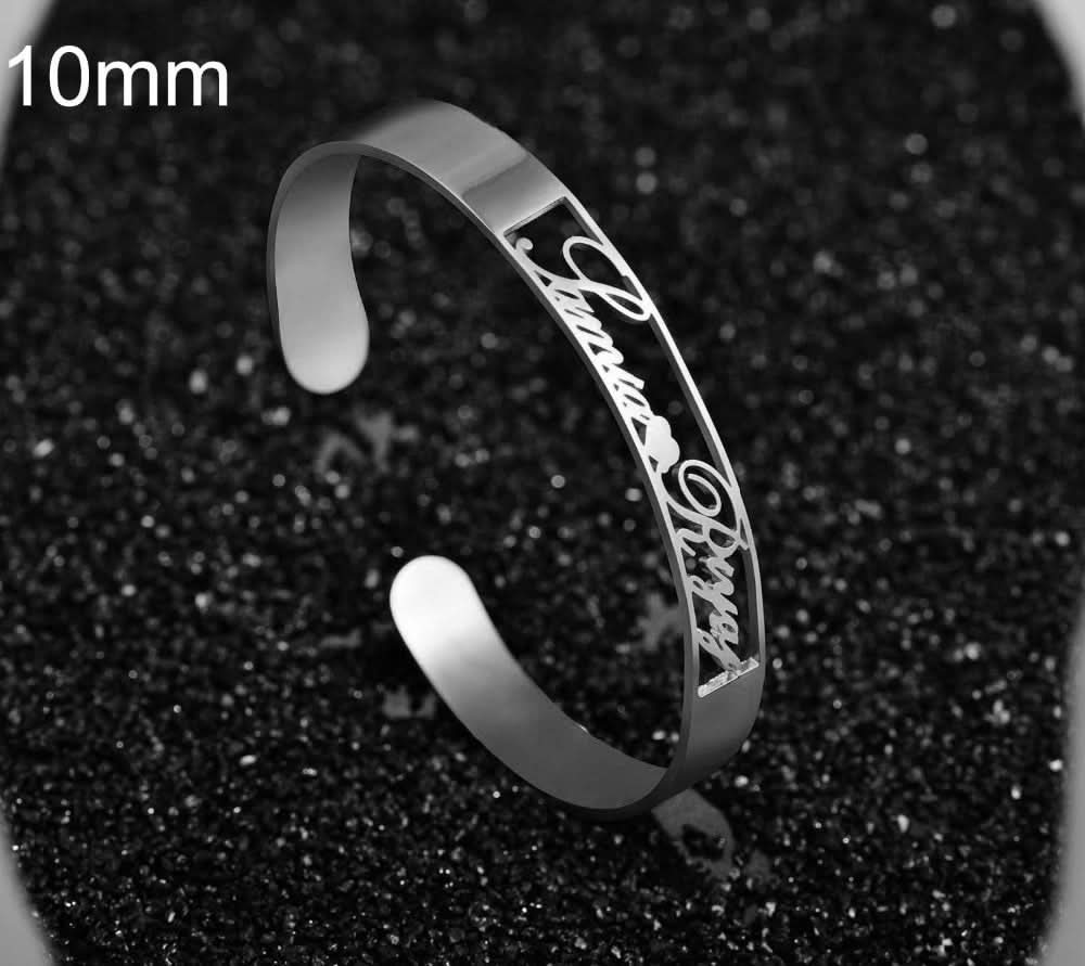 Bracelet personnalisé en acier inoxydable – Un symbole intemporel d'amour