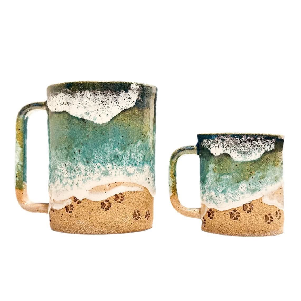 Mug motif littoral océanique, tasse à café créative