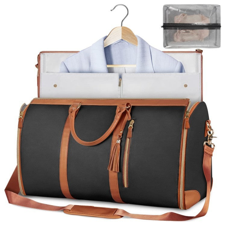 Large-Capacity Foldable Travel Duffle Bag – Waterproof Handbag & Garment Suit Tote for Clothes & Trips
