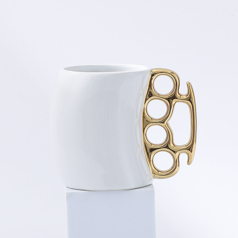 Chic & Elegant Porcelain ring Mugs – A Touch of Luxury with Every Sip