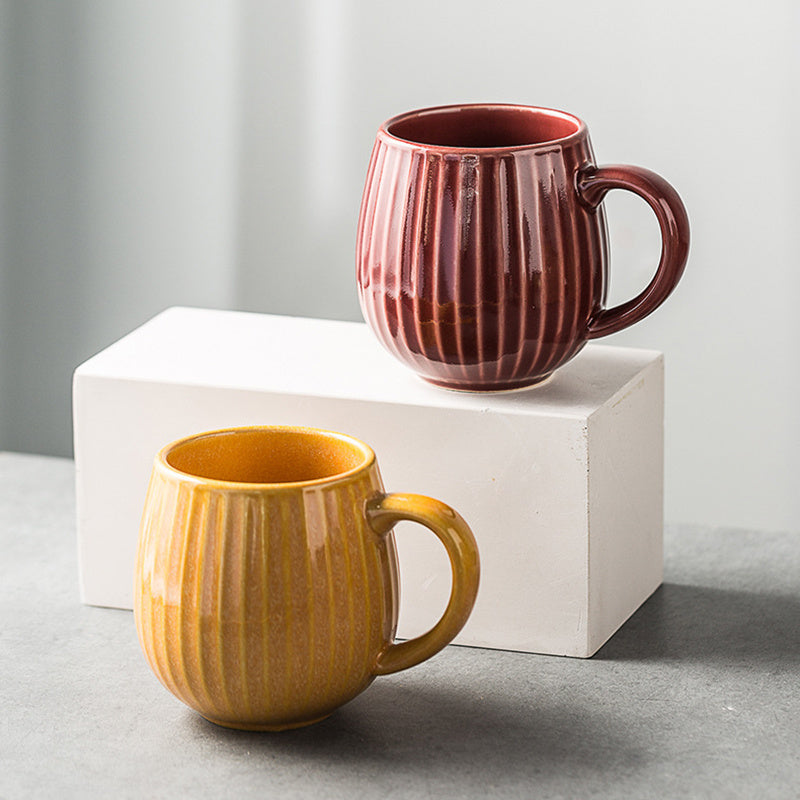 Creative Kiln-glazed Vertical Mug With Handle