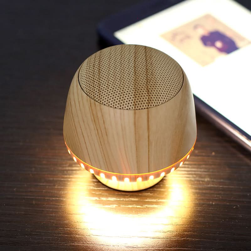 Boîtier audio portable champignon TWS avec LED et veilleuse