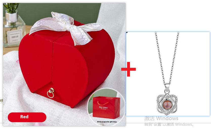 Schmuckkästchen mit Apfelrose