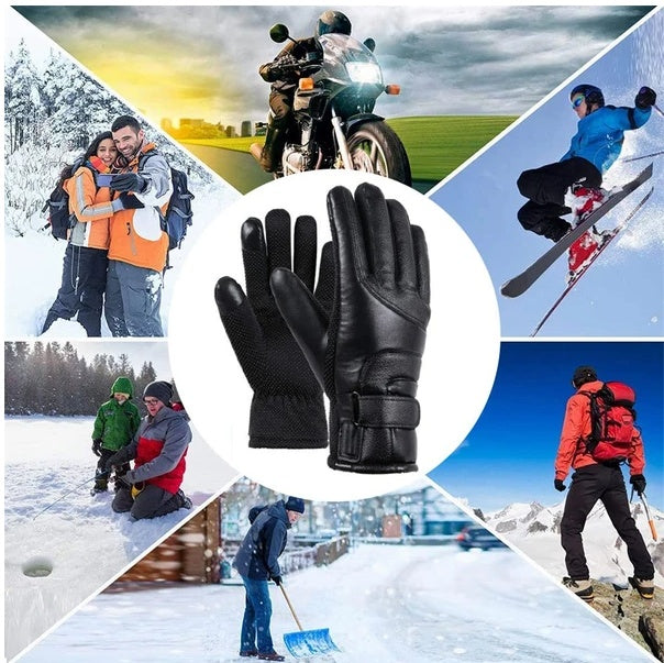 USB Heated Gloves for Men & Women – Thermal Winter Gloves for Skiing, Snow, Cold Weather – Touchscreen & Windproof
