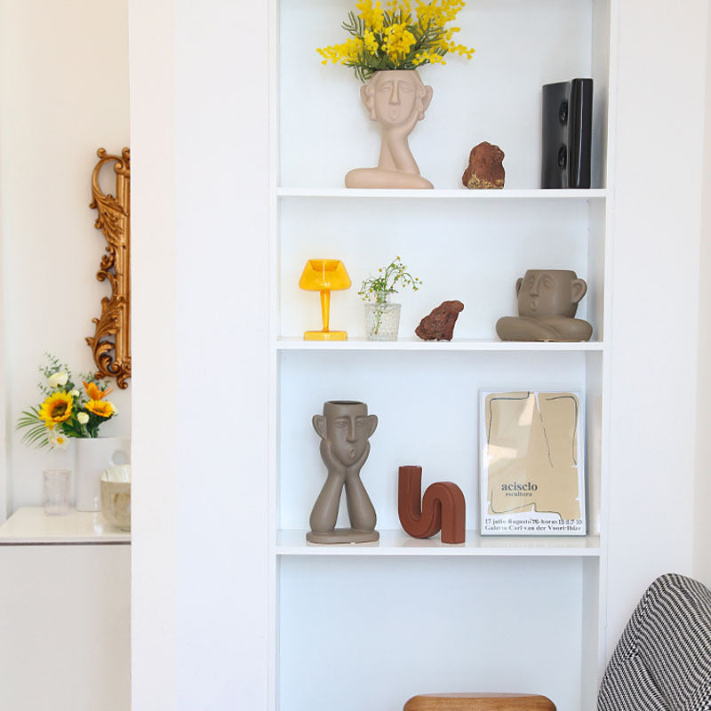 Face&Hand Ceramic vase decoration