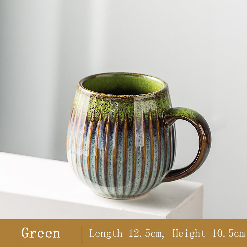 Creative Kiln-glazed Vertical Mug With Handle