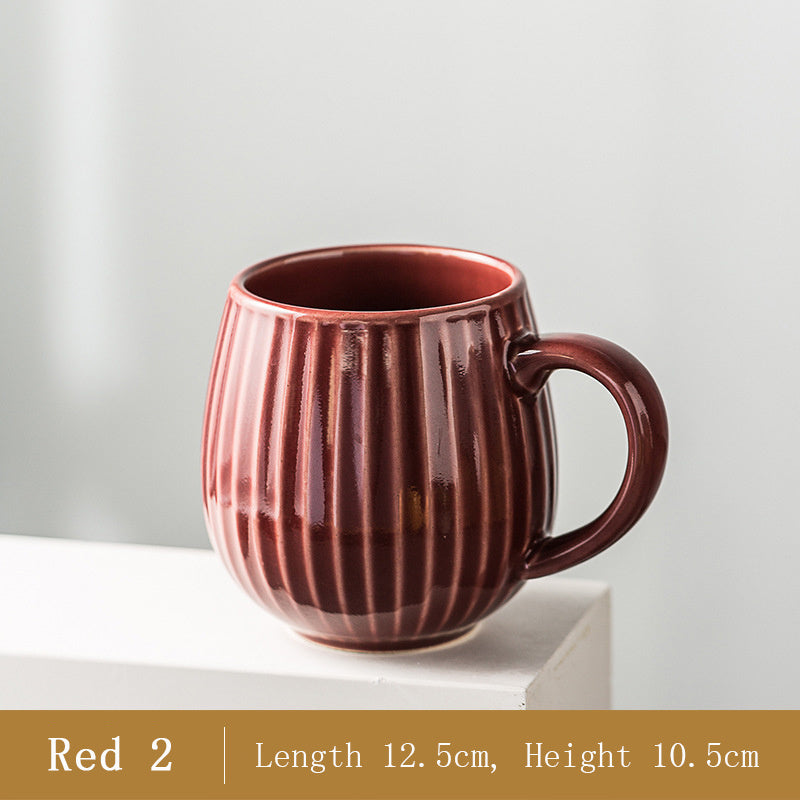 Creative Kiln-glazed Vertical Mug With Handle