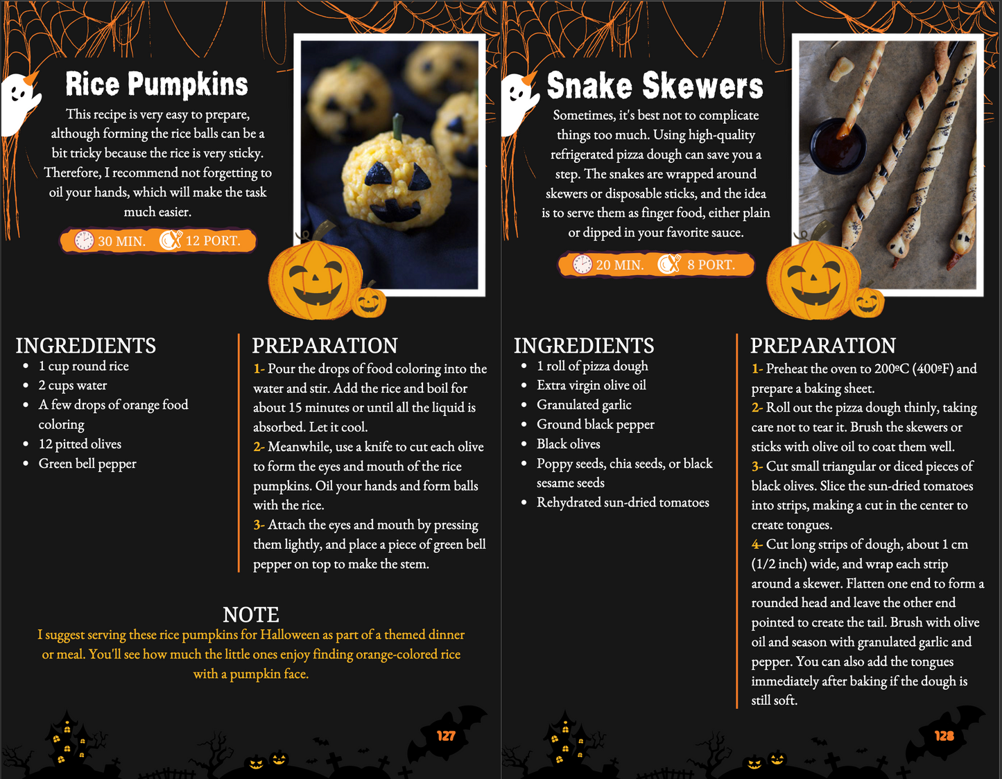 Spooky Halloween Recipe Book: 75 Dishes to Die For