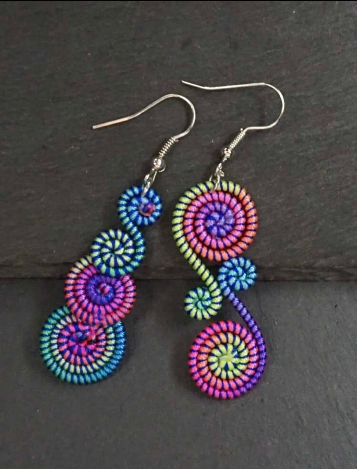 Asymmetric Handmade Drop Earrings
