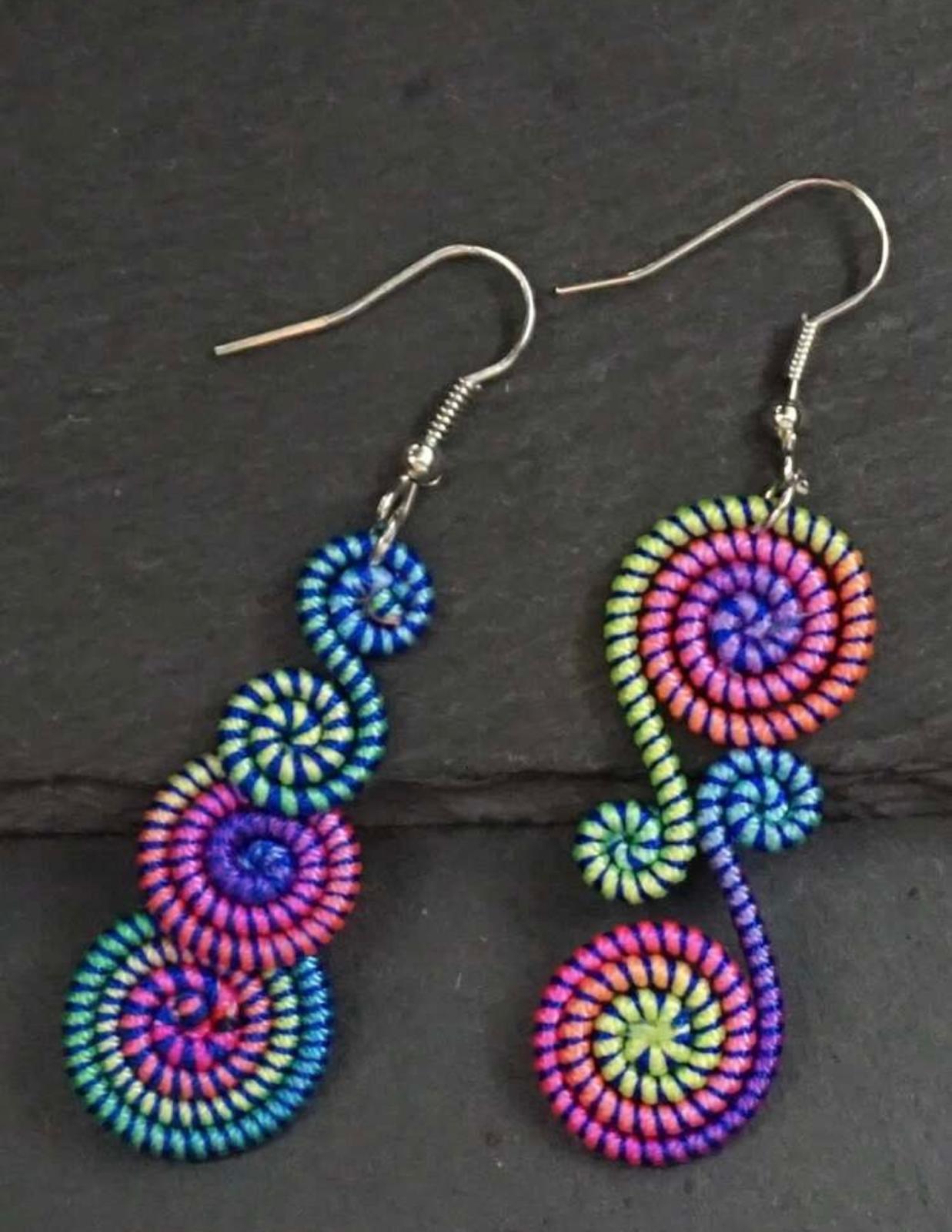 Asymmetric Handmade Drop Earrings