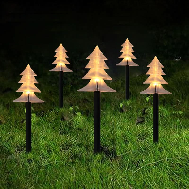 Guirlande lumineuse de Noël en forme de flocons de neige pour jardin, étanche, décoration de Noël extérieure, veilleuse pour pelouse
