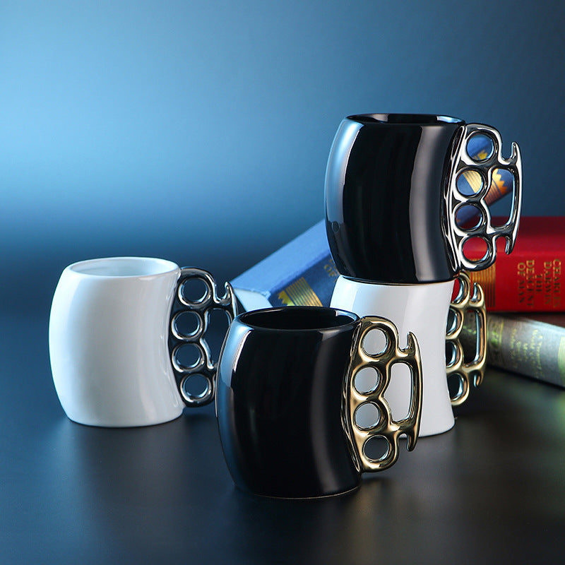 Chic & Elegant Porcelain ring Mugs – A Touch of Luxury with Every Sip