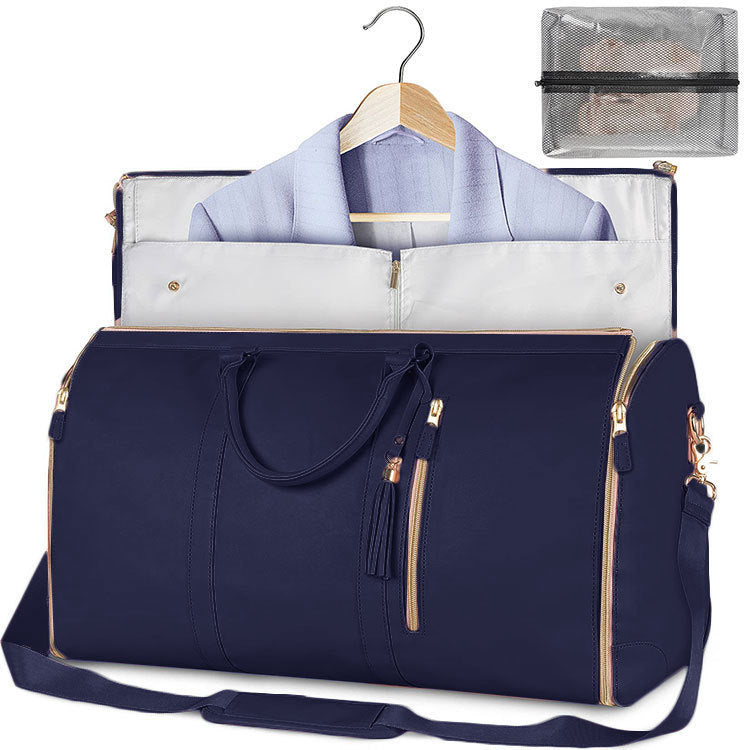 Large-Capacity Foldable Travel Duffle Bag – Waterproof Handbag & Garment Suit Tote for Clothes & Trips