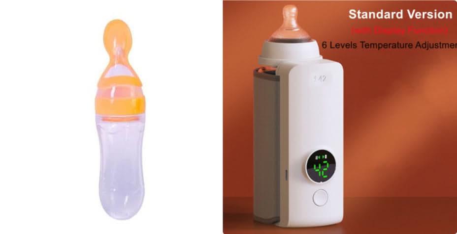 Chauffe-biberon portable sans fil rechargeable par USB avec sac chauffant et chauffe-lait à température constante. Housse isolante universelle pour biberons.