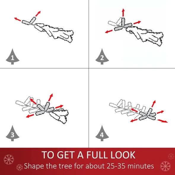 Sapin de Noël artificiel Douglas de 2,13 m (7 pi) non illuminé, avec branches réalistes et 1346 pointes, style Halloween noir