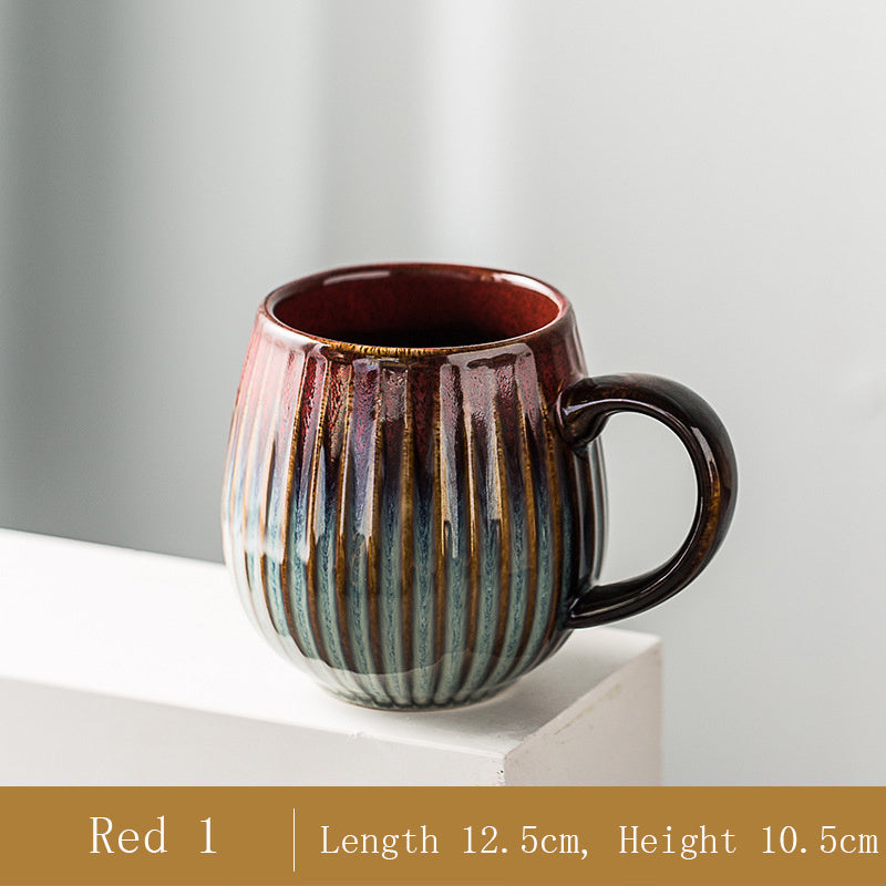 Creative Kiln-glazed Vertical Mug With Handle