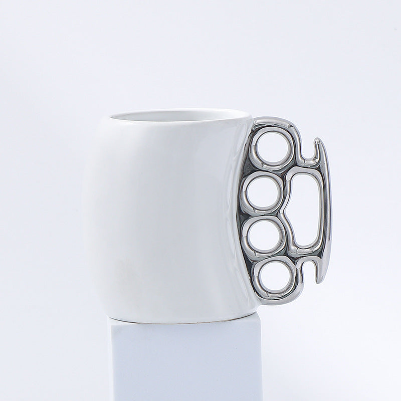 Chic & Elegant Porcelain ring Mugs – A Touch of Luxury with Every Sip