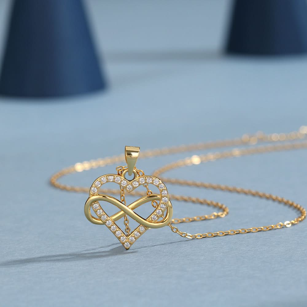 Titanium Steel Heart Necklace – Collarbone Chain, Valentine's Day Gift