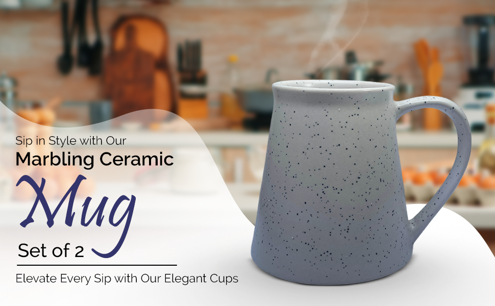 12 oz Handmade Ceramic Coffee Mug With Elegant Volcano Pattern - Dishwasher Safe, Modern Design, Ideal for Coffee, Tea, Hot & Cold Drinks, Gift Set of 4, White