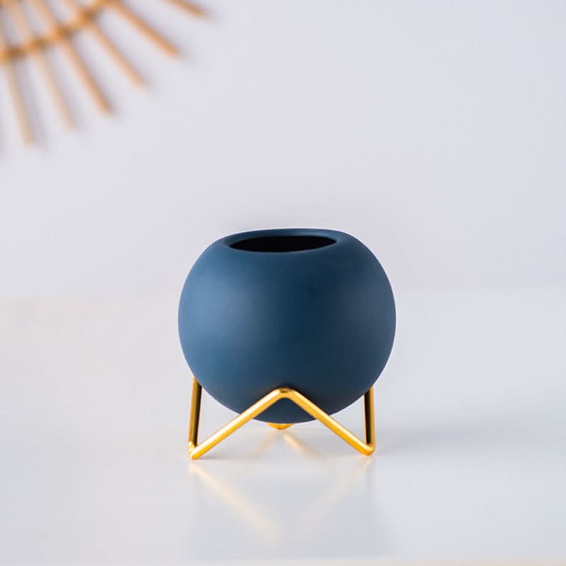 Macaron-Style Ceramic Flowerpot - Nordic Style