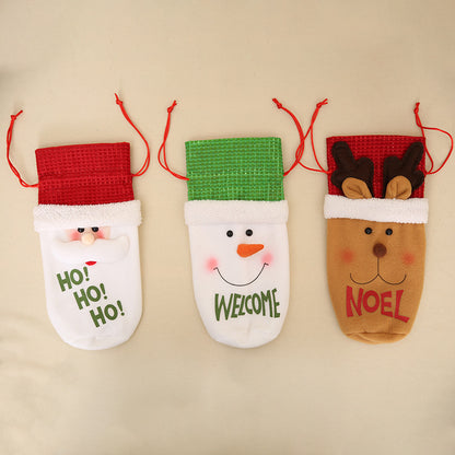 Christmas Wine Bottle Socks