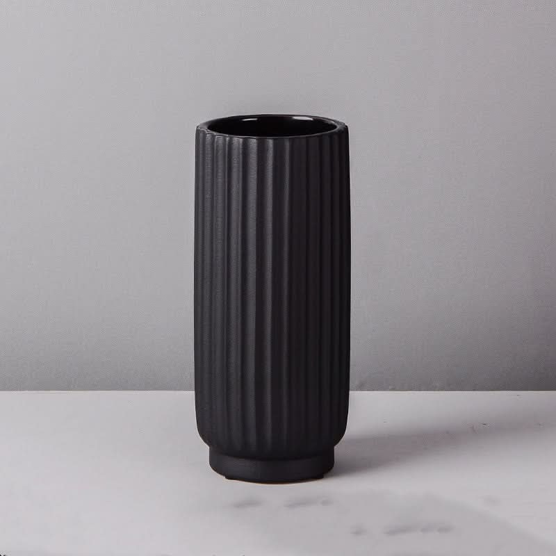 Lining Contemporary Ceramic Vase