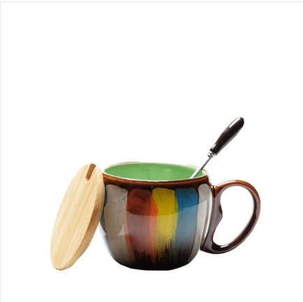 European-Style Ceramic Mug Set - 350ml