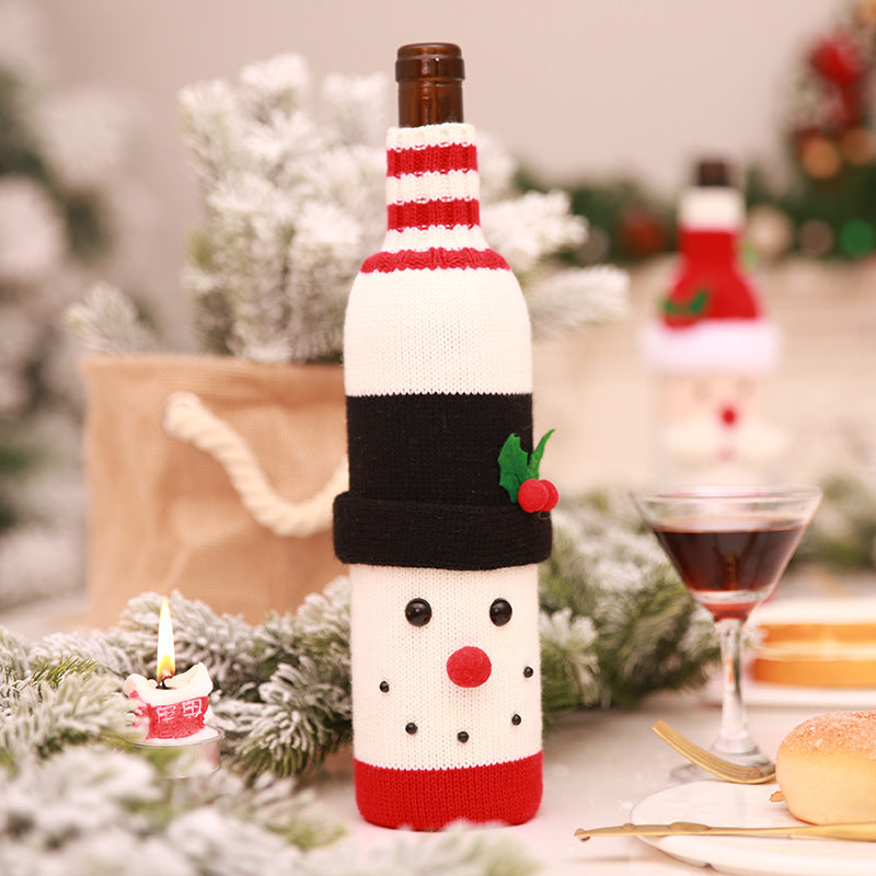 Christmas Wine Bottle Socks