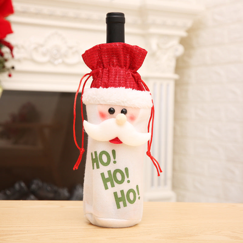 Christmas Wine Bottle Socks