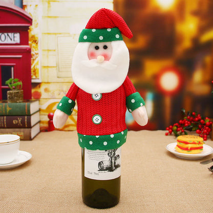 Christmas Wine Bottle Socks