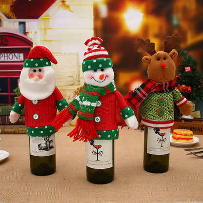 Christmas Wine Bottle Socks