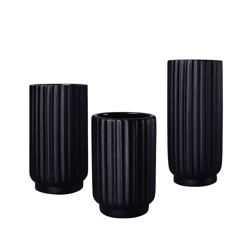 Lining Contemporary Ceramic Vase
