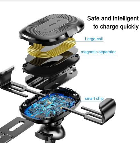 2-in-1 Wireless Car Charger Mount