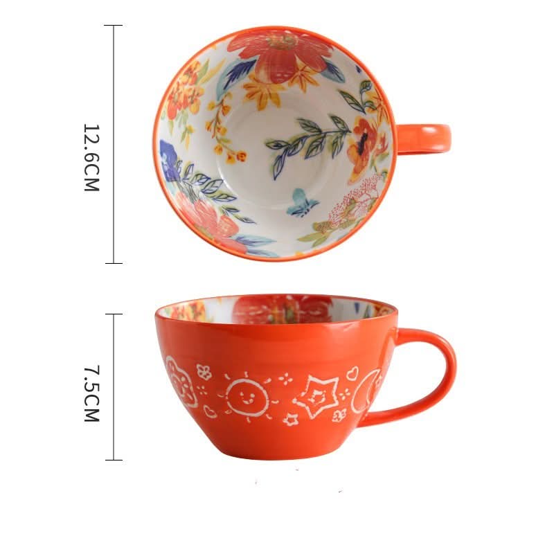 Ceramic Breakfast Tea or Milk Mug