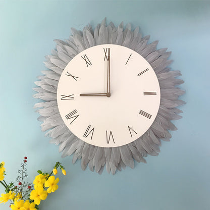 Creative Wall Clock Woven Tapestry Clock Clock