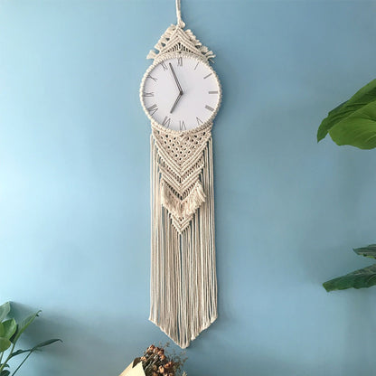 Creative Wall Clock Woven Tapestry Clock Clock