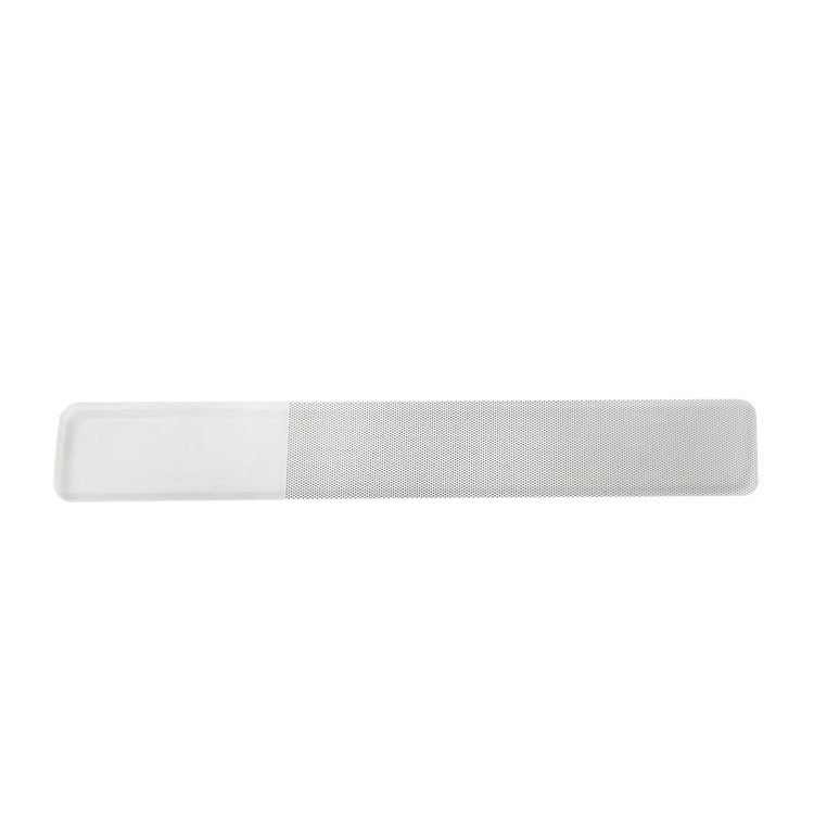 Glass nail file, side view