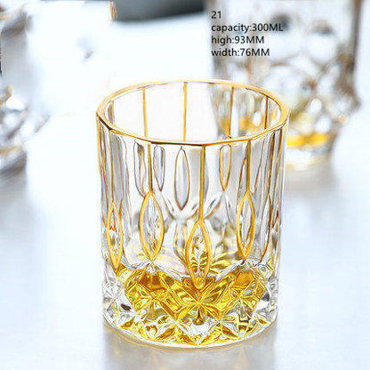 Crystal Glass Wine Glass table setting