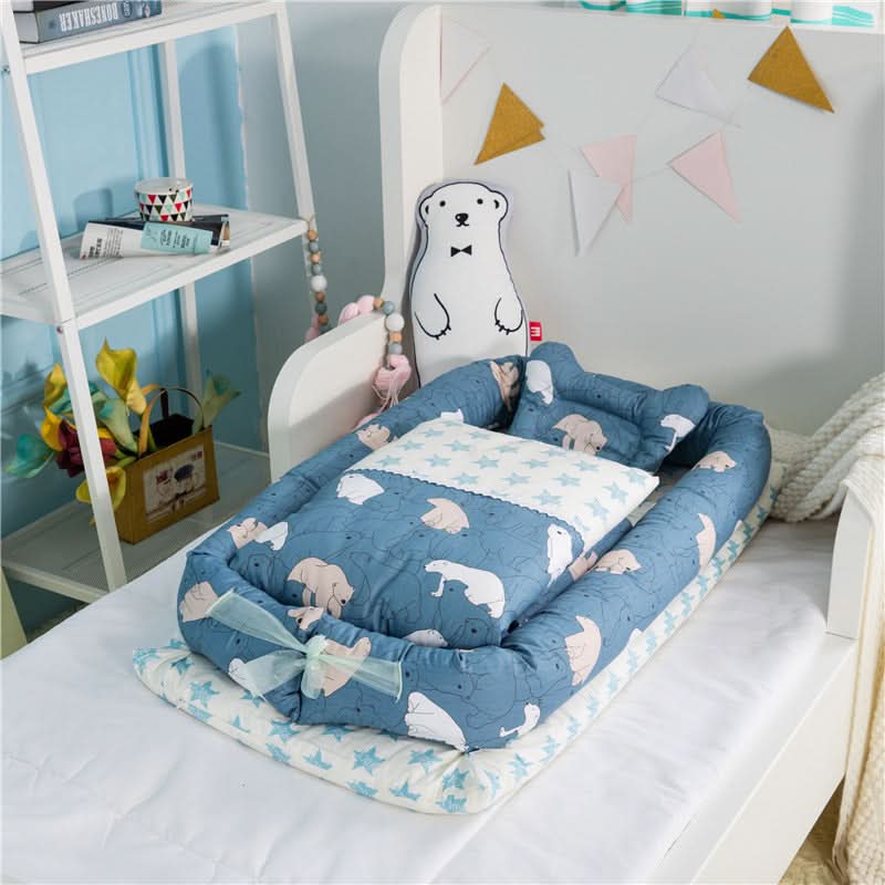 Foldable Portable Travel Crib/Bassinet for Baby