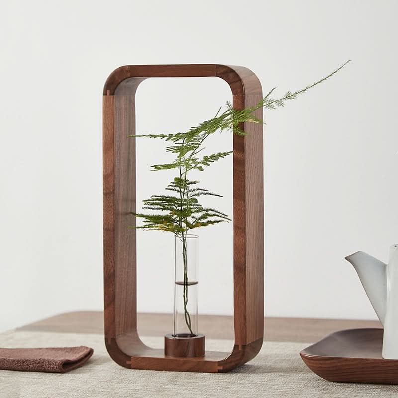 Clear Glass Flower Vase / Hydroponic Plant Grower