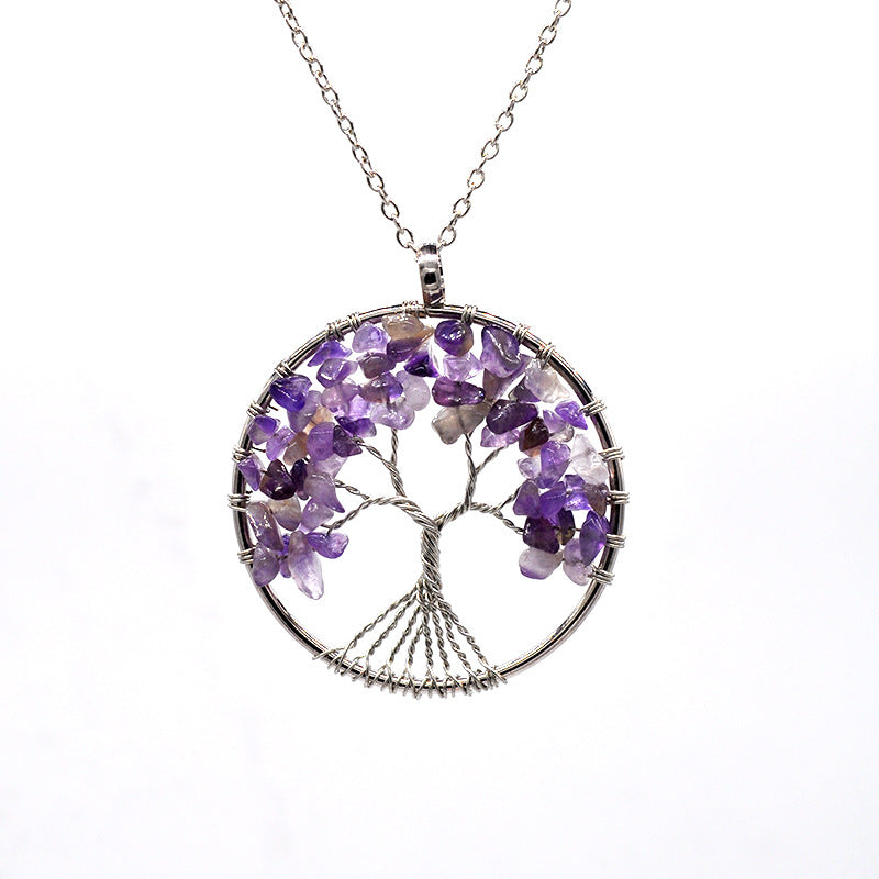 Tree of Life pendant necklace, detail view