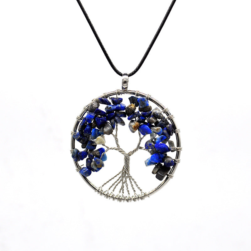 Tree of Life pendant necklace, close-up