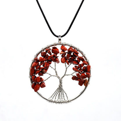 Tree of Life pendant necklace, styling view