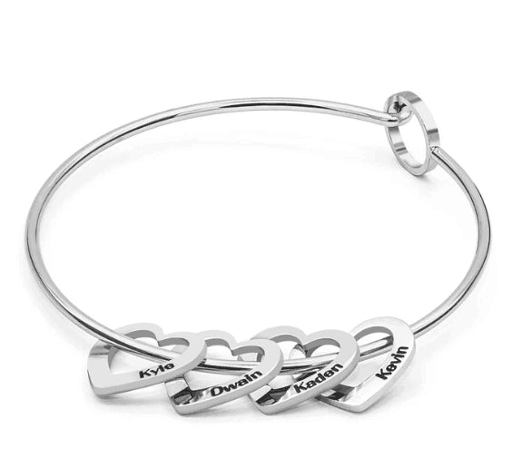 Love Bracelet Peach Heart colors