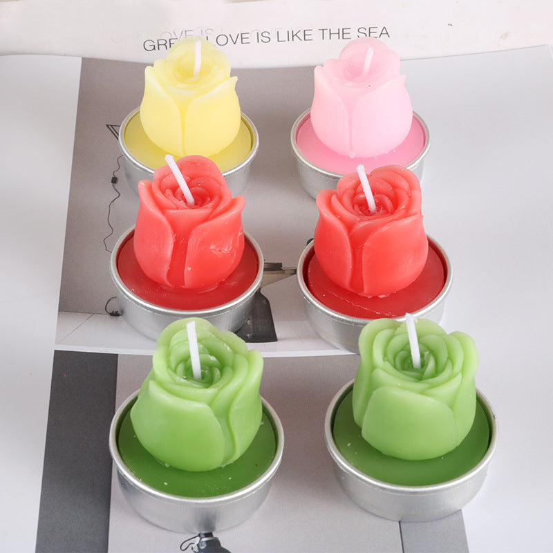 Valentine's Day Boxed Rose Candle