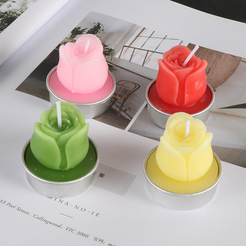 Boxed Rose Candle lifestyle