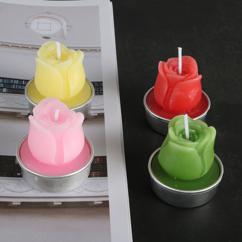 Boxed Rose Candle packaging
